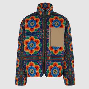Sundae School Dancheong Fleece Zip Up - Paisley